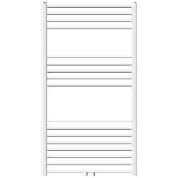 Termosifone (radiatore) Bagno, Ecd Germany, Modello Sahara, 750 X 1200 Mm, Bianco, Dritto, Con Collegamento Centrale, Portasciugamani características