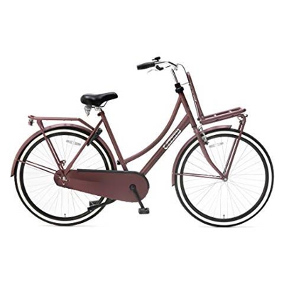 Daily Dutch Basic 28'''' 57 Cm Donna Freno A Contropedale, Donna, 28100-57 Oak Red, Colore: Rosso, M