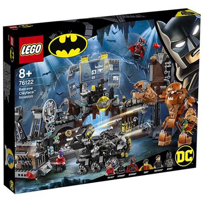 76122 Super Heroes Clayface e l’invasione della bat-caverna