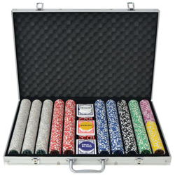 Set Da Poker Con 1000 Chips Laser Alluminio precio