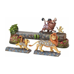 Carefree Camaraderie Simba Timon And Pumbaa (lion King) Disney Traditions Figurine características