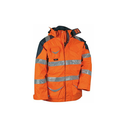 40-00V02401-44, Giacca invernale alta visibilità 4-in-1 Protezione V024-0.01, giacca impermeabile, Big 44 - Cofra precio