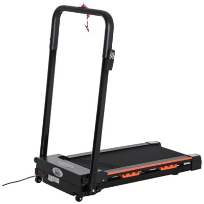 Tapis Roulant Elettrico Pieghevole Compatto Salvaspazio Con Telecomando Potenza 0.5hp, 101 X 54 X 105cm