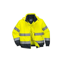 Portwest C468YERM Bomber Alta Visibilità 2 in 1, Giallo, Medium precio