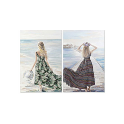 Quadro Dekodonia Acrilico Legno Con stoffa Tela (100 x 3 x 150 cm) en oferta