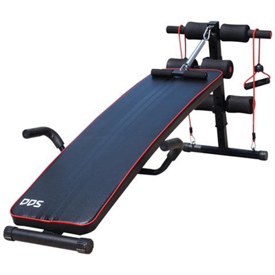 Panca Fitness Inclinata Multifunzione Per Addominali, Regolabile 56.5 X 135 Cm