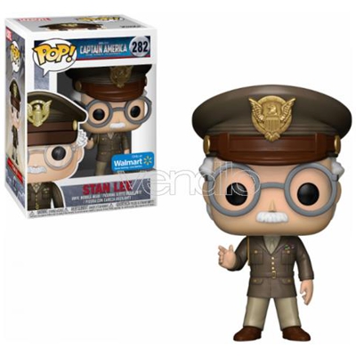 Capitan America Pop Vinile Figura Stan Lee Stan Cameo Generale Dell Esercito 9 Cm Esclusiva