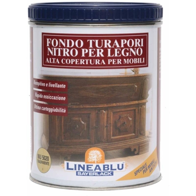 Sherwin-williams Italy - Fondo Turapori nitro per Mobili Trasparente 750 ml