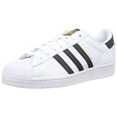 Adidas Superstar Vegan, Scarpe Da Ginnastica Uomo, Ftwr Bianco / core Nero / verde, 44 Eu