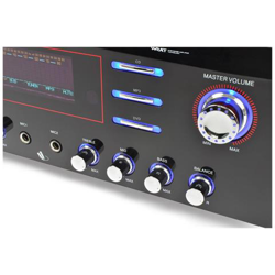 Home Cinema Systeem 5.0 335w Rms + Hazelaar Versterker Mp3 Surround Kanalen 5 + 2 Sl Microfoons características