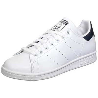 Adidas Stan Smith W, Scarpe Da Ginnastica Donna, Ftwr Bianco / ftwr Bianco / collegiate Navy, 36 2/3 Eu
