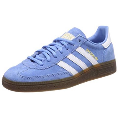 Adidas Handball Spzl, Scarpe Da Ginnastica Mens, Light Blue / ftwr Bianco / gum5, 42 Eu