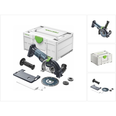 Sistema di taglio a mano libera a batteria DSC-AGC 18-125 FH EB-Basic - Festool
