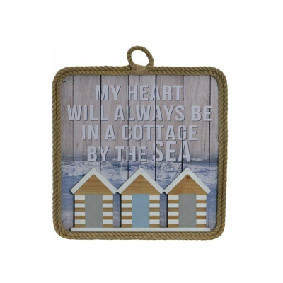 Quadro Marino 18 Iuta Legno (39 x 2 x 39 cm) - Dekodonia