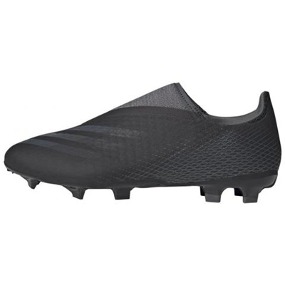 X Ghosted. 3 Ll Fg Black Scarpa Calcio Tasselli Fissi Uomo Uk 7,5