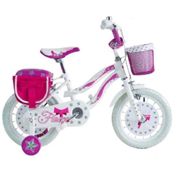 Bicicletta Fiocco Bkt Taglia 12 Bici Per Bambina Età 2 - 5 Anni Con Rotelle precio