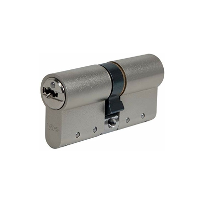835.32.32.09 Cilindro Europeo Palladium da infilare di Sicurezza certificatoUNI EN 1303:15, Finitura Nickel Satinato, 64 mm 32-32 mm, nichelato - Viro