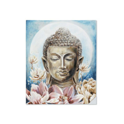 Quadro Acrilico Legno Orientale Tela Buda (100 x 3 x 80 cm) - Dekodonia precio