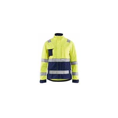 490318113389S - Giacca da donna High Vis, taglia S, colore: Giallo/Blu - Blaklader