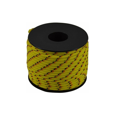 Corderie Italiane 006038160 Cordino Colorato Hobby Fantasy, Giallo, 3 mm, 20 m