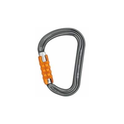 Petzl M36 A TL William asimmetrico grande capacità moschettone in alluminio, dimensioni: triact-lock, grigio