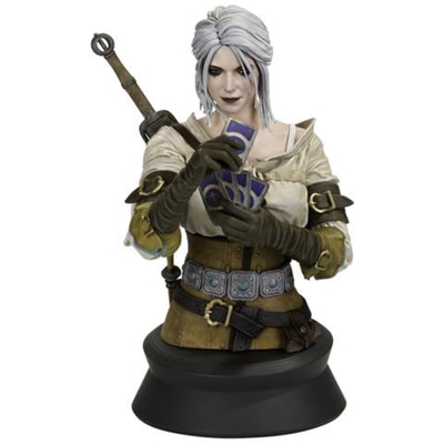 Witcher 3 - Wild Hunt: Ciri Playing Gwent Bust