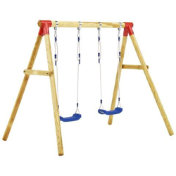Set Altalena Da Giardino 230x130x166 Cm In Legno Di Pino precio