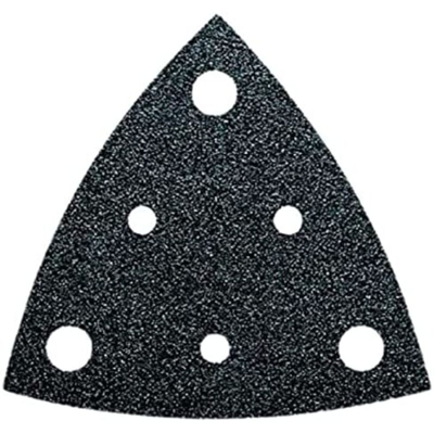 Fein 63717110043 Carta abrasiva a delta a strappo, perforato Grana 80 Lato 80 mm 5 pz.