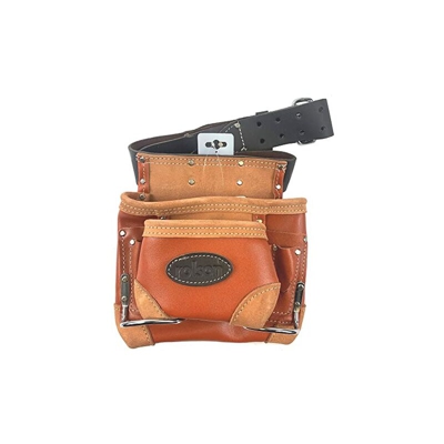 68877- Borsa per attrezzi con cintura, marrone / nero - Rolson