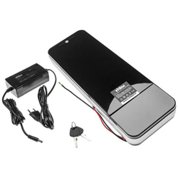 Batteria Per Portapacchi (15,4ah, 24v, Li-ion) Incl. Caricatore + Attacco Usb Compatibile Con E-bike, Bicicletta Elettrica - Tipo 1 en oferta