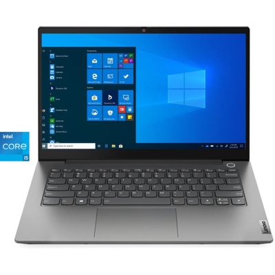 ThinkBook 14 Computer portatile 35,6 cm (14") 1920 x 1080 Pixel Intel Core i5-11xxx 8 GB DDR4-SDRAM 256 GB SSD Wi-Fi 6 (802.11ax) Windows 10 Pro Grigio, Notebook