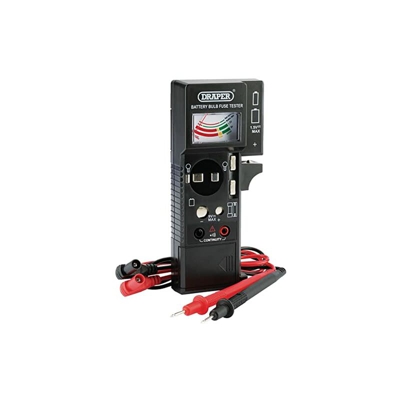 90478 - Tester per batteria, lampadina, fusibile e continuità - Draper