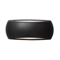 Lampada Applique Parete Nero Biemissione 6W Luce Naturale Ip66 - Fumagalli - ASIA LED en oferta