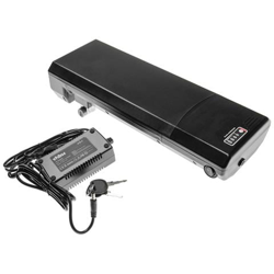 Batteria Per Portapacchi (8,8ah, 24v, Li-ion) Con Sistema D' inserimento Incl. Caricatore Compatibile Con E-bike, Bicicletta Elettrica precio