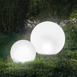Set di sfere solari luminose da 20 e 30 cm. Lampada da giardino a sfera. Lampada solare esotec 102613 precio