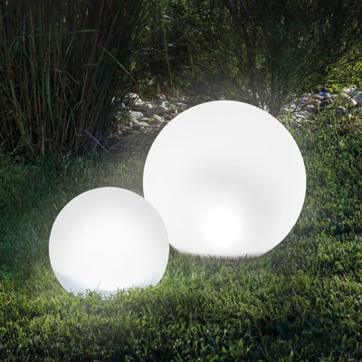 Set di sfere solari luminose da 20 e 30 cm. Lampada da giardino a sfera. Lampada solare esotec 102613