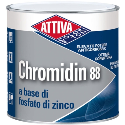 Antiruggine Chromidin 88 L 0,5 Arancio - Attiva