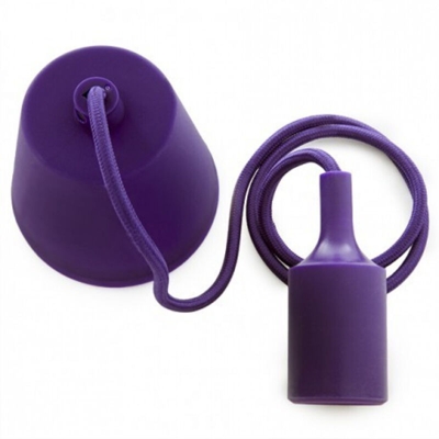 Portalampada E27 Viola (HO-CAB-E27-PU) - GREENICE
