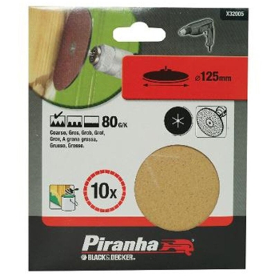 Stanley Black&decker - B.D. 5 DISCHI D.125 GR.80 ART.A1453 - STANLEY BLACK & DECKER