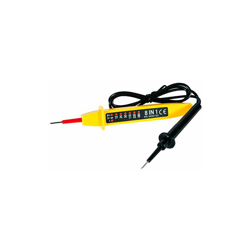 Electraline 58200 Tester 8 Funzioni 6-400V, Nero/Giallo precio