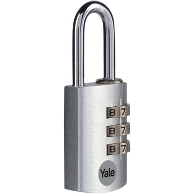 Lucchetto a combinazione in alluminio 28mm Argento - Yale