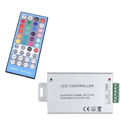 Controller Per Striscia Strip Led Rgb+W 12V/24V Con Telecomando - ASIA LED