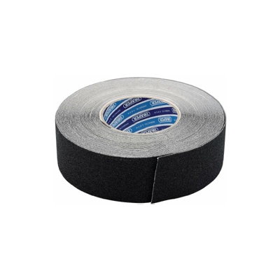 66234 - Nastro adesivo antiscivolo, 18 m x 50 mm, colore: Nero - Draper