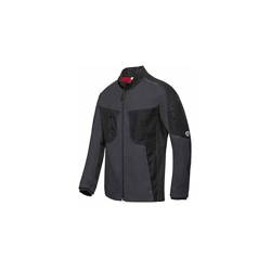 BP 1822-565-5632-50/52n - Giacca da lavoro da uomo, colletto imbottito e cerniera frontale, 65% poliestere, 35% cotone, antracite/nero, taglia 50/52N precio