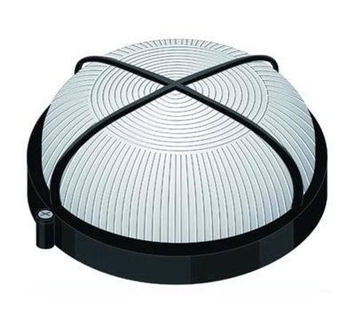 Plafoniera in Alluminio Bk-Plt Tonda Nera Watt 60 - Blinky