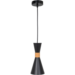 Lampada A Sospensione 'Gracelyn' Acciaio 1xE27 Nero Senza Lampadina [SKD-P138-B] (SKD-P138-B) - GREENICE características