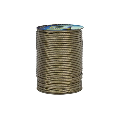 Corderie Italiane 002044499 Cavo Stendibiancheria, Acciaio Ottone, 4 mm, 100 mt, Ottonato