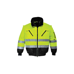 Portwest PJ50 Giacca Pilot 3 in 1 ad Alta Visibilità, Giallo/Nero, XL características