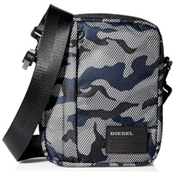 Discover-me Oderzo, Borsa A Tracolla Uomo, Multicolore (black / white / blue), 1 X 22 X 18 Cm (w X H X L) precio