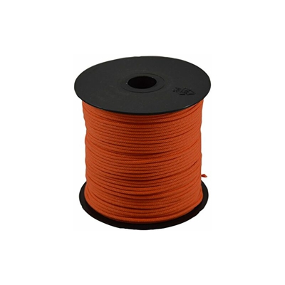 Corderie Italiane 006036470 Cordino Colorato Hobby, Arancione, 2 mm, 200 m